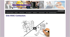 Desktop Screenshot of elitehvaccontractors.com